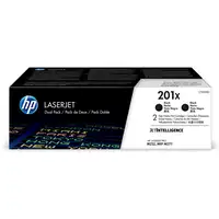 HP Paquete de 2 cartuchos de tóner negro Originales LaserJet 201X de alta capacida