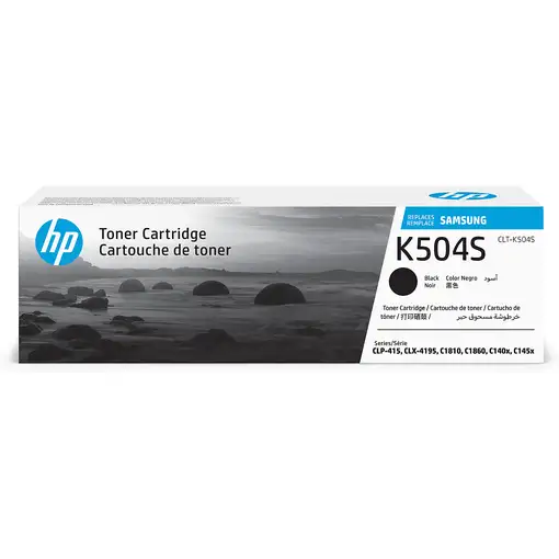 Samsung Cartucho de Tóner Original HP CLT-K504S negro