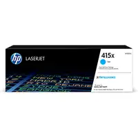 HP Cartucho de tóner Original LaserJet 415X cian de alta capacidad