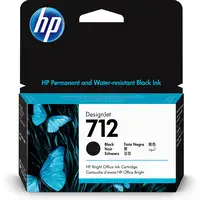 HP Cartucho de Tinta DesignJet 712 negro de 38 ml