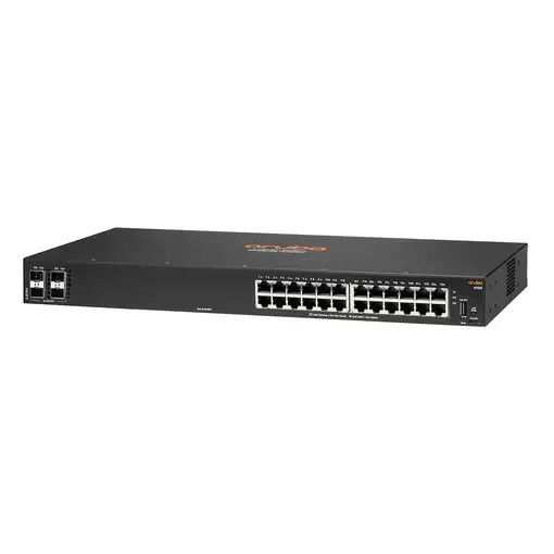 HPE Aruba Networking 6100 24G 4SFP+ Gestionado L3 Gigabit Ethernet (10/100/1000) 1