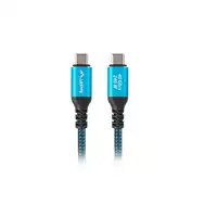Lanberg CA-CMCM-45CU-0010-BK cable USB USB 3.2 Gen 2 (3.1 Gen 2) 1 m USB C Negro,