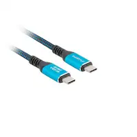 Lanberg CA-CMCM-45CU-0010-BK cable USB USB 3.2 Gen 2 (3.1 Gen 2) 1 m USB C Negro,