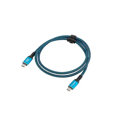 Lanberg CA-CMCM-45CU-0010-BK cable USB USB 3.2 Gen 2 (3.1 Gen 2) 1 m USB C Negro,