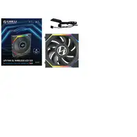 Lian Li UNI FAN SL Wireless LCD 120 Carcasa del ordenador Ventilador 12 cm Negro 1