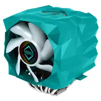 Iceberg Thermal IceSLEET X7 Dual Procesador Enfriador 12 cm Verde azulado 1 pieza(