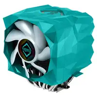 Iceberg Thermal IceSLEET X9 Dual TR Procesador Enfriador 12 cm Verde azulado 1 pie