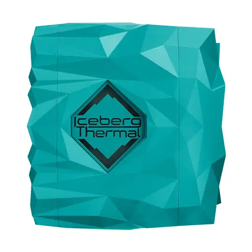 Iceberg Thermal IceSLEET X9 Dual TR Procesador Enfriador 12 cm Verde azulado 1 pie