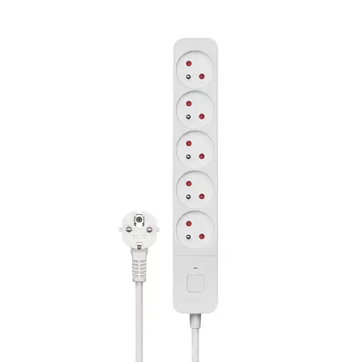Savio Power strip 5 sockets 3m white LZ-09 5 salidas AC Tipo F Blanco