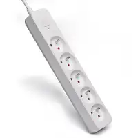 Savio Power strip 5 sockets 3m white LZ-09 5 salidas AC Tipo F Blanco