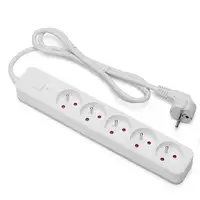 Savio Power strip 5 sockets 3m white LZ-09 5 salidas AC Tipo F Blanco