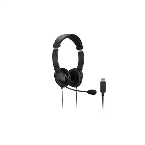 Kensington Auriculares USB-A clásicos con micrófono y control de volumen
