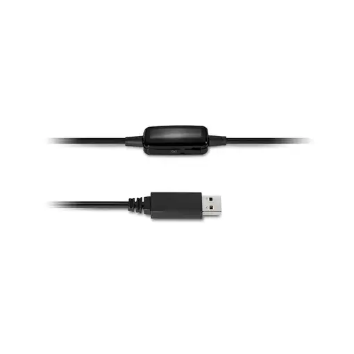 Kensington Auriculares USB-A clásicos con micrófono y control de volumen