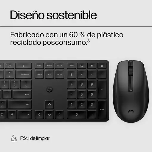 HP Combo de teclado y ratón inalámbricos 650