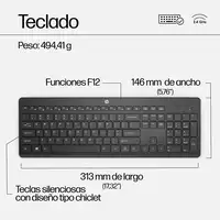 HP Combo de teclado y ratón inalámbricos 230
