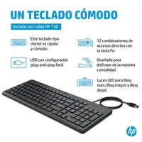 HP Teclado con cable 150