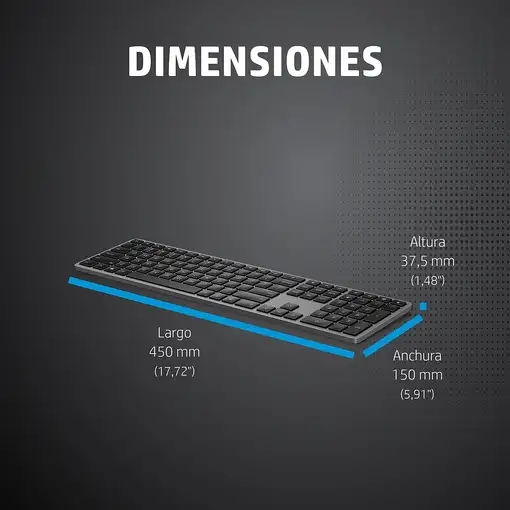 HP Teclado inalámbrico de modo dual 975