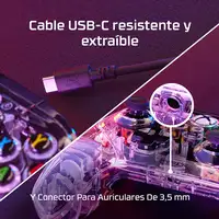 HyperX Clutch Gladiate - Mando gaming RGB con cable - Xbox
