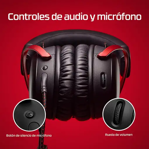 HyperX Cloud III - Auriculares gaming (negro-rojo)