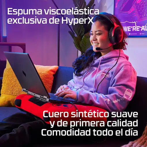 HyperX Cloud III - Auriculares gaming (negro-rojo)