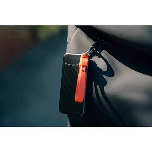 Verbatim Pocket SSD 2 TB USB Tipo C 3.2 Gen 2 (3.1 Gen 2) Negro, Rojo
