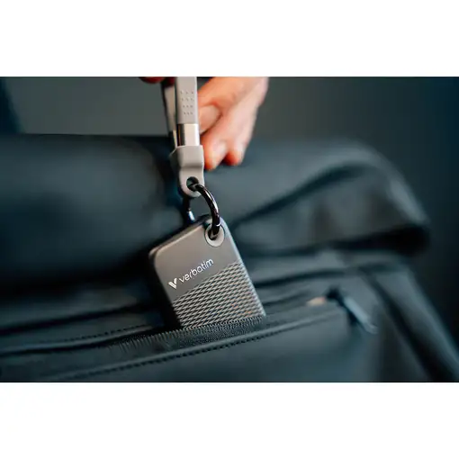Verbatim Pocket SSD 1 TB USB Tipo C 3.2 Gen 2 (3.1 Gen 2) Negro, Gris