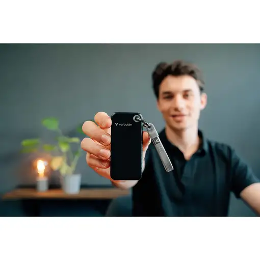 Verbatim Pocket SSD 2 TB USB Tipo C 3.2 Gen 2 (3.1 Gen 2) Negro, Gris