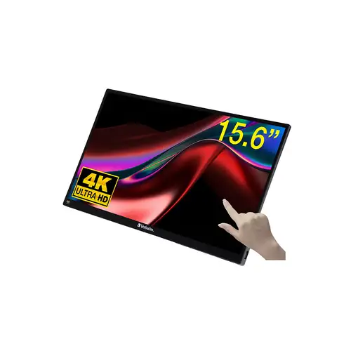 Verbatim 32238 pantalla para PC 39,6 cm (15.6") 3840 x 2160 Pixeles 4K Ultra HD LC