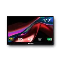 Verbatim 49593 pantalla para PC 43,9 cm (17.3") 1920 x 1080 Pixeles Full HD LCD Pa
