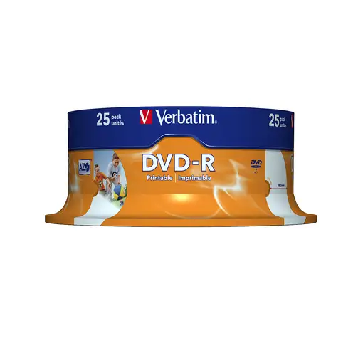 Verbatim 43538 DVD en blanco 4,7 GB DVD-R 25 pieza(s)
