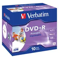 Verbatim 43508 DVD en blanco 4,7 GB DVD+R 10 pieza(s)