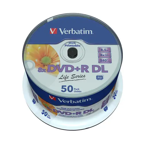 Verbatim 97693 DVD en blanco 8,5 GB DVD+R DL 50 pieza(s)