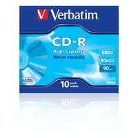 Verbatim CD-R High Capacity 800 MB 40x 10 pieza(s)