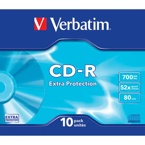 Verbatim CD-R Extra Protection 700 MB 52x 10 pieza(s)
