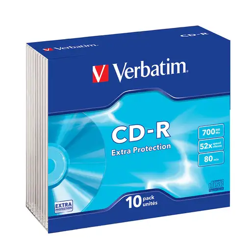 Verbatim CD-R Extra Protection 700 MB 52x 10 pieza(s)