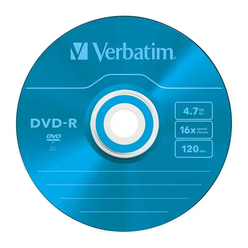 Verbatim DVD-R Colour 4,7 GB 5 pieza(s)