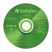 Verbatim DVD-R Colour 4,7 GB 5 pieza(s)