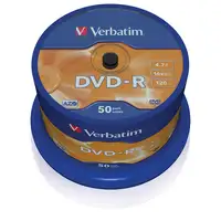 Verbatim DVD-R Matt Silver 4,7 GB 50 pieza(s)