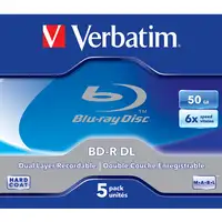 Verbatim 43748 disco blu-ray lectura/escritura (BD) BD-R 50 GB 5 pieza(s)