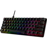 HyperX 60 Alloy Origins AQU Gaming Keyboard teclado Juego USB Negro