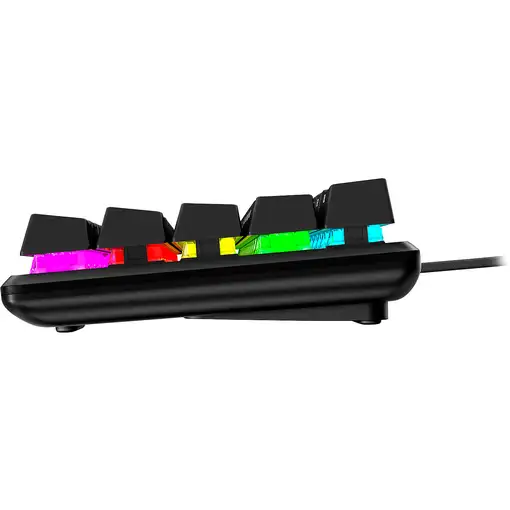 HyperX 60 Alloy Origins AQU Gaming Keyboard teclado Juego USB Negro