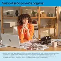 Tinta hp x7fp21ue 308  160 copias tinta hp 308 negra (ue) negra