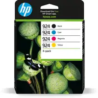 HP Paquete de 4 Cartuchos de Tinta Original 924 CMYK