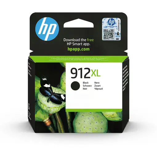 HP Cartucho de tinta Original 912XL negro de alta capacidad