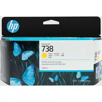 HP Cartucho de tinta amarilla DesignJet 738 de 130 ml