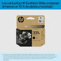 Hp tinta negro 7fp22ue 308e  320 copias evomore hp 308e negra