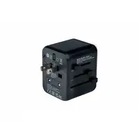 Verbatim 49543 adaptador de enchufe eléctrico Universal Negro