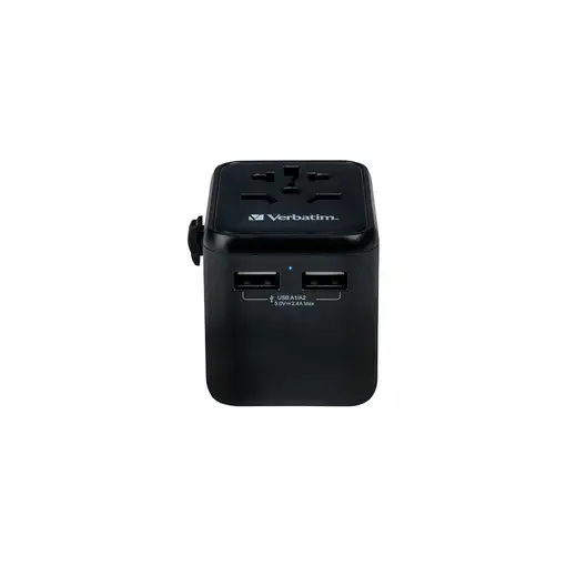 Verbatim 49543 adaptador de enchufe eléctrico Universal Negro