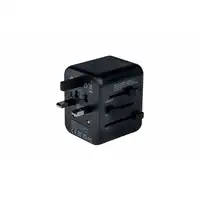 Verbatim 49543 adaptador de enchufe eléctrico Universal Negro
