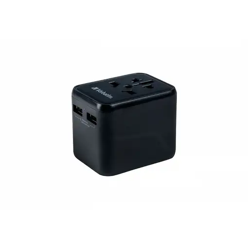 Verbatim 49543 adaptador de enchufe eléctrico Universal Negro